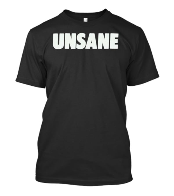 Travis Unsane Bold White T-Shirt