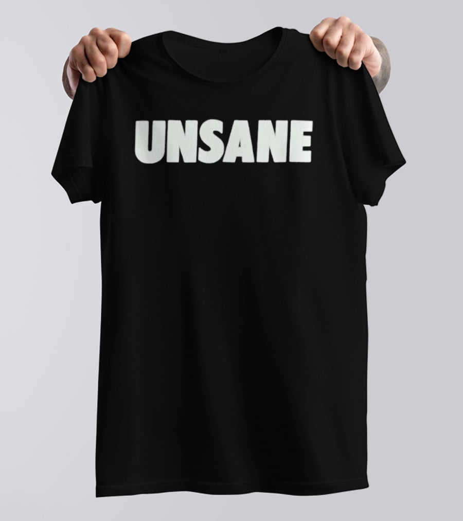Travis Unsane Bold White T-Shirt