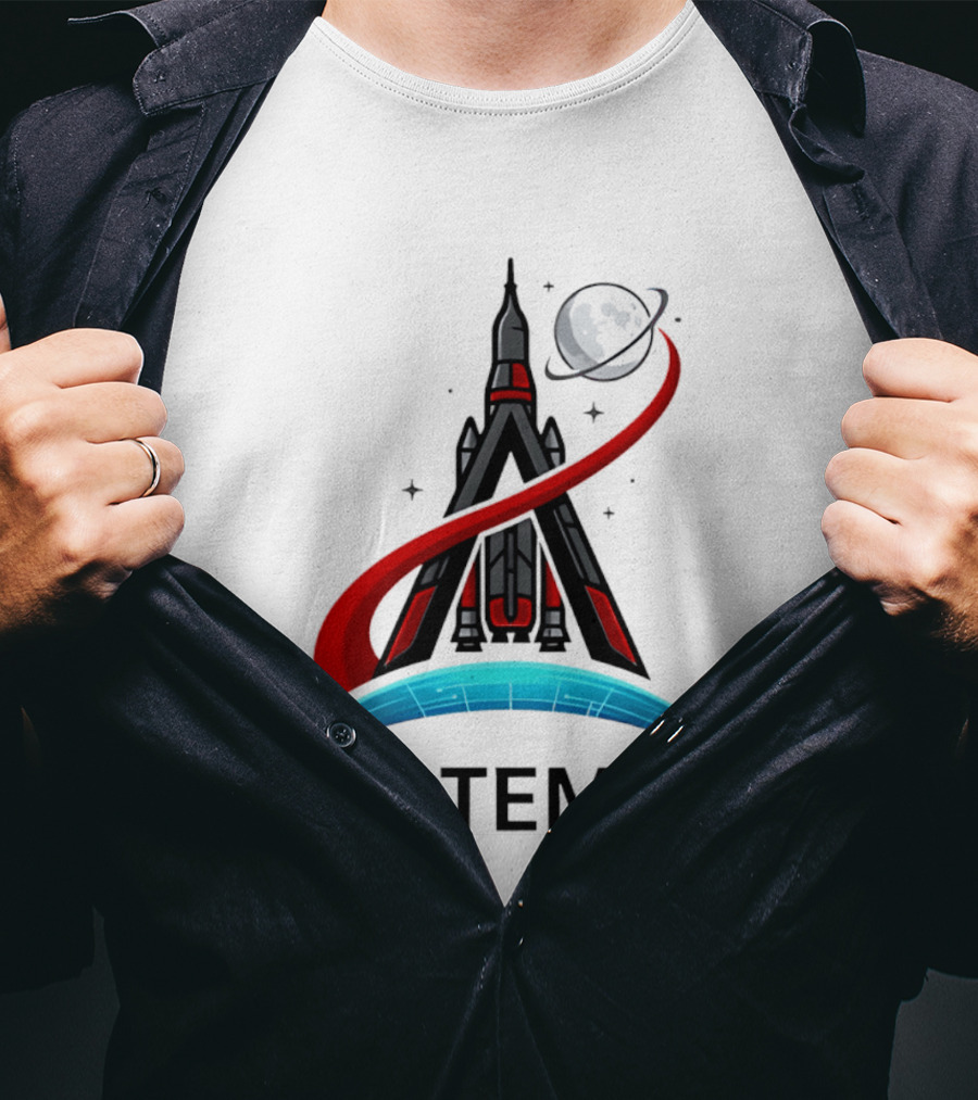 Artemis 2 Rocket Moon Mission Space Exploration T-Shirt