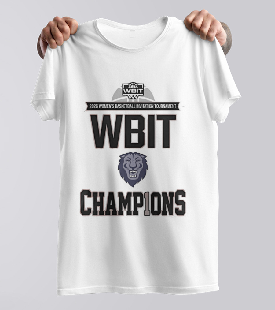 Columbia Lions WBIT Champions 2026 Women's Basketball Invitation Tournament T-Shirt