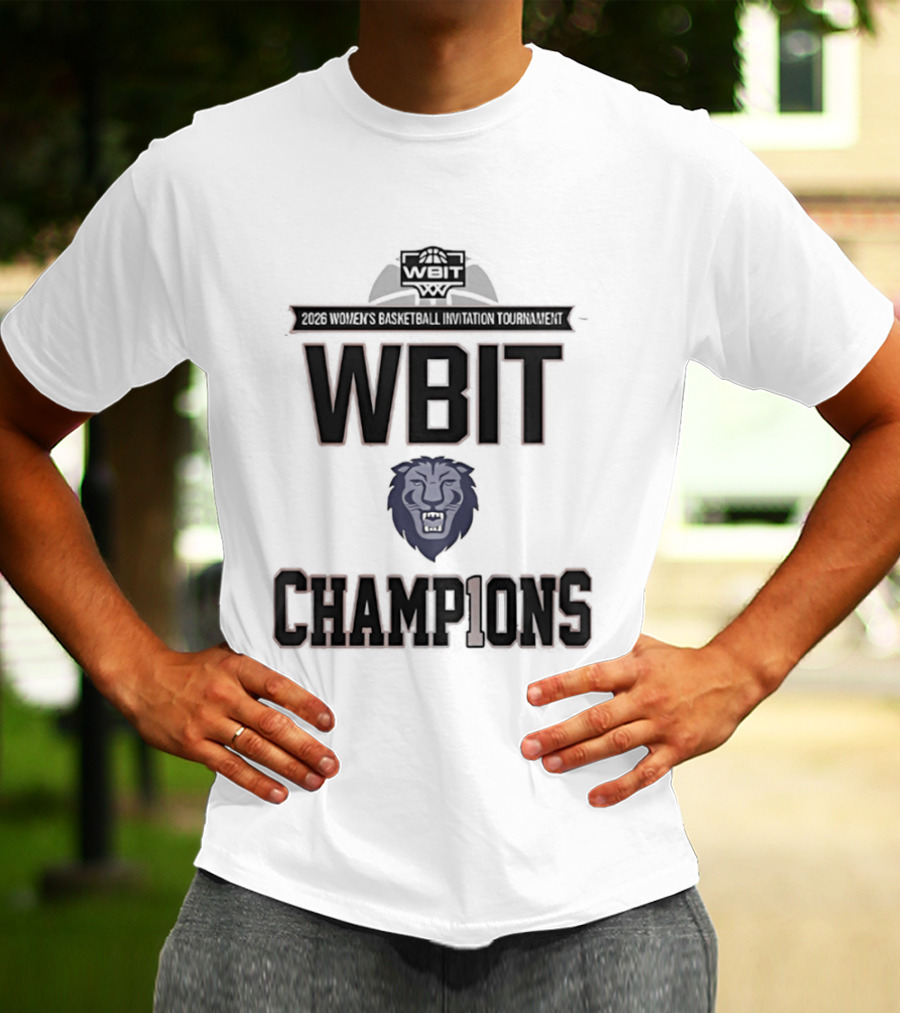 Columbia Lions WBIT Champions 2026 Women's Basketball Invitation Tournament T-Shirt