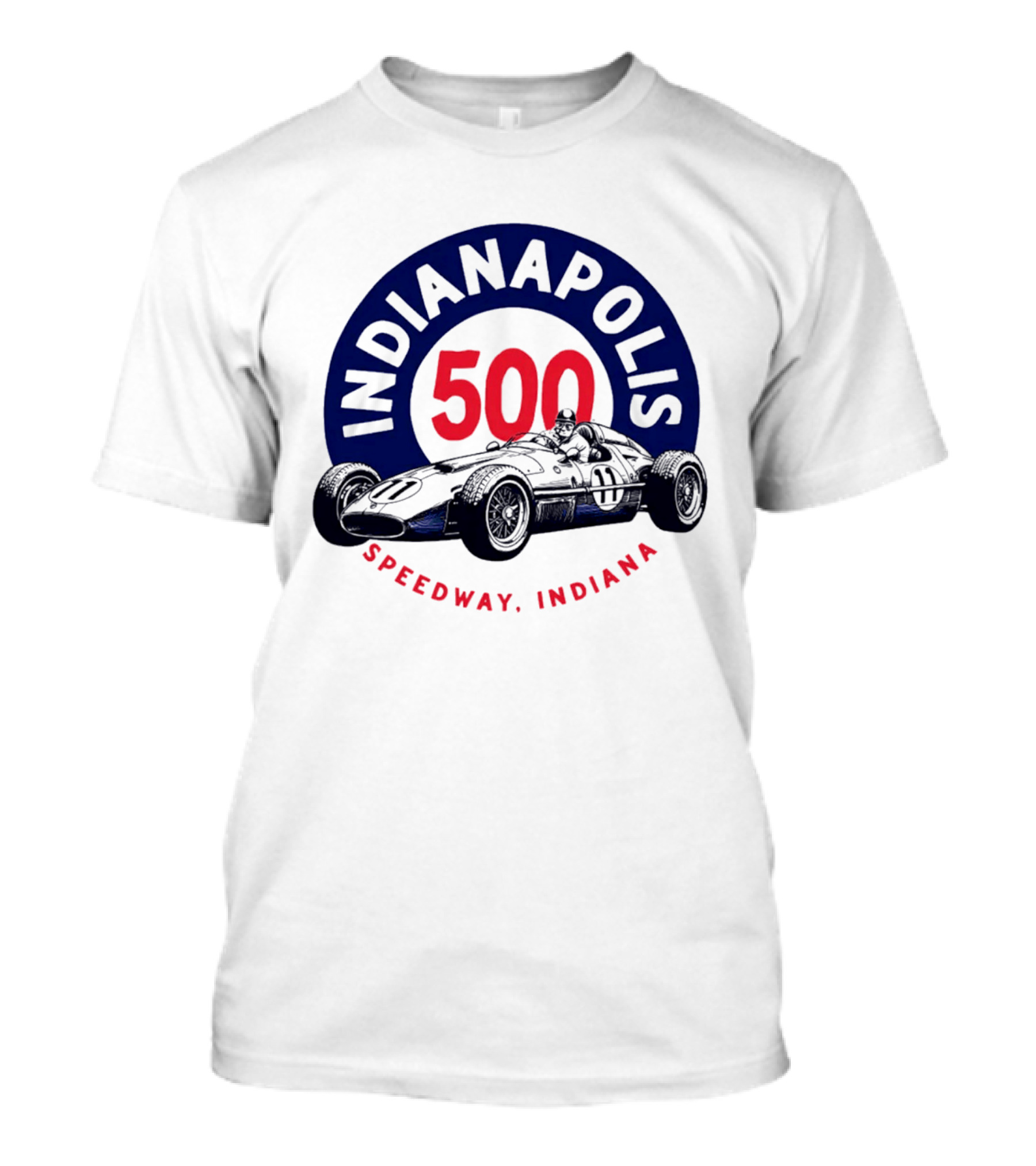 Indianapolis 500 Speedway Indiana Racing Car T-Shirt