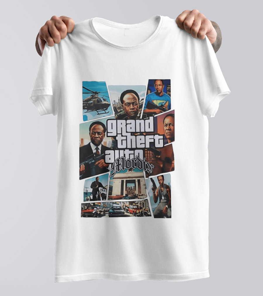 Grand Theft Auto Mordix Classic Crime Action Game T-Shirt