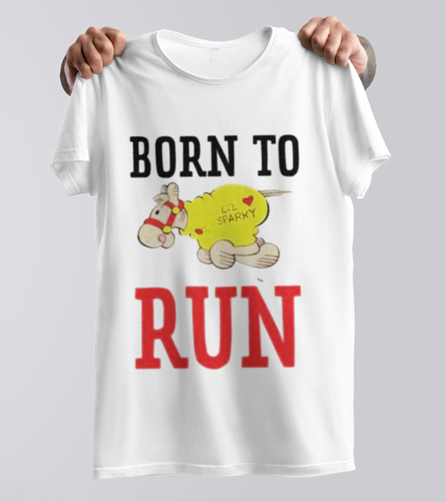Born To Run Li'l Sparky Retro Cartoon T-Shirt