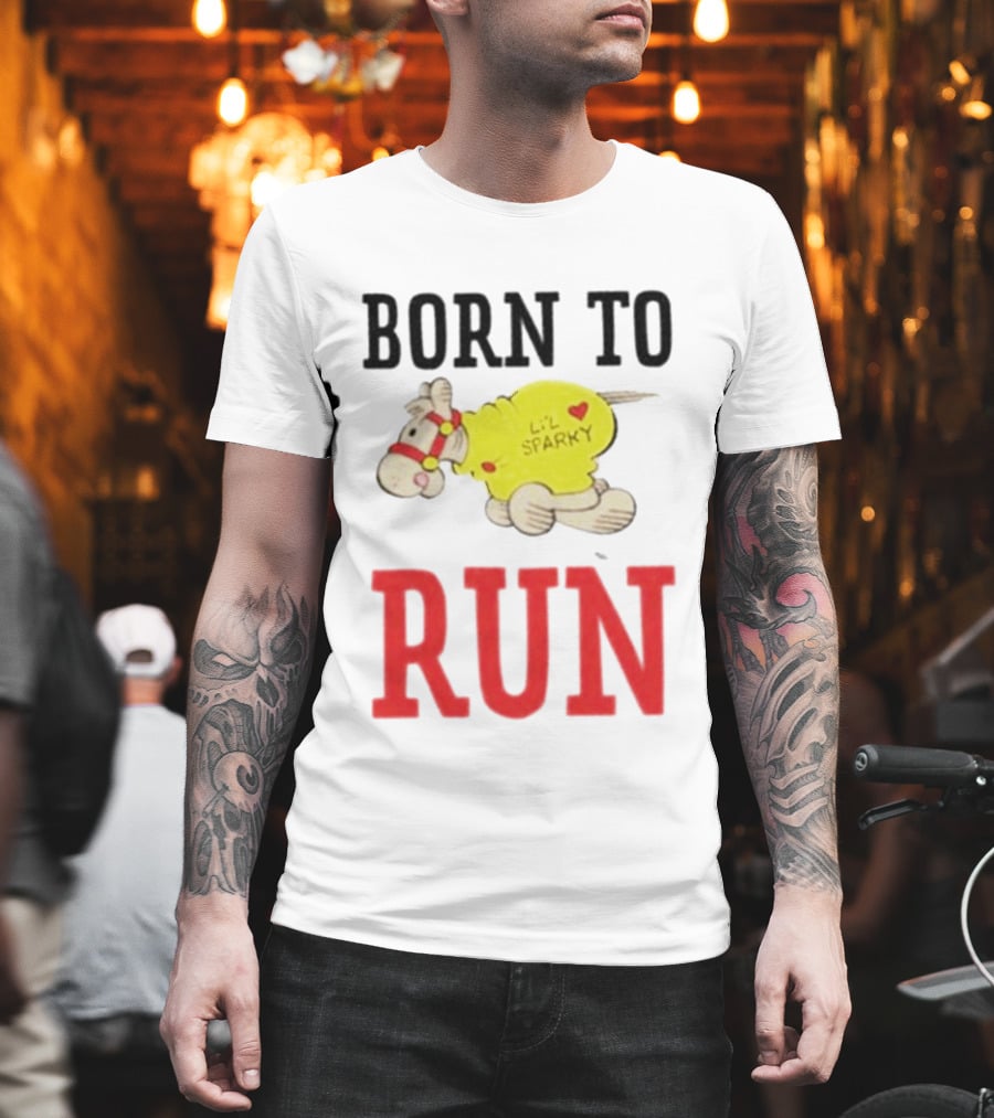 Born To Run Li'l Sparky Retro Cartoon T-Shirt