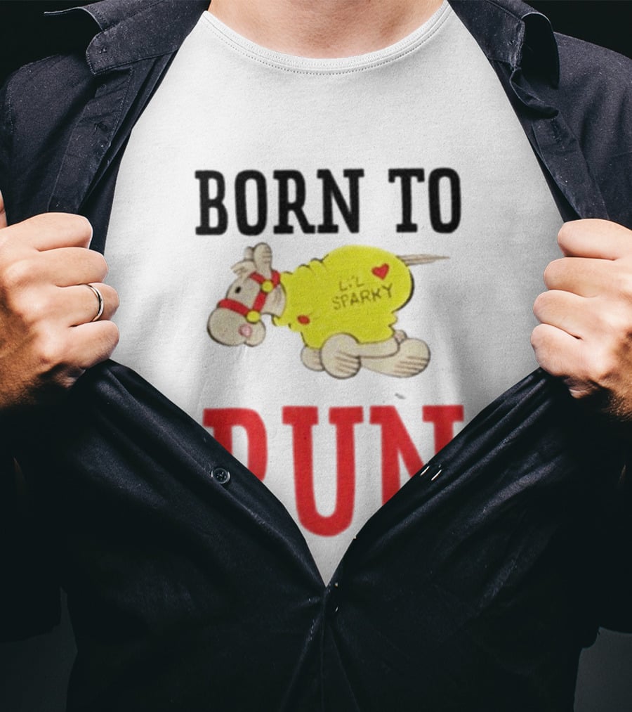 Born To Run Li'l Sparky Retro Cartoon T-Shirt