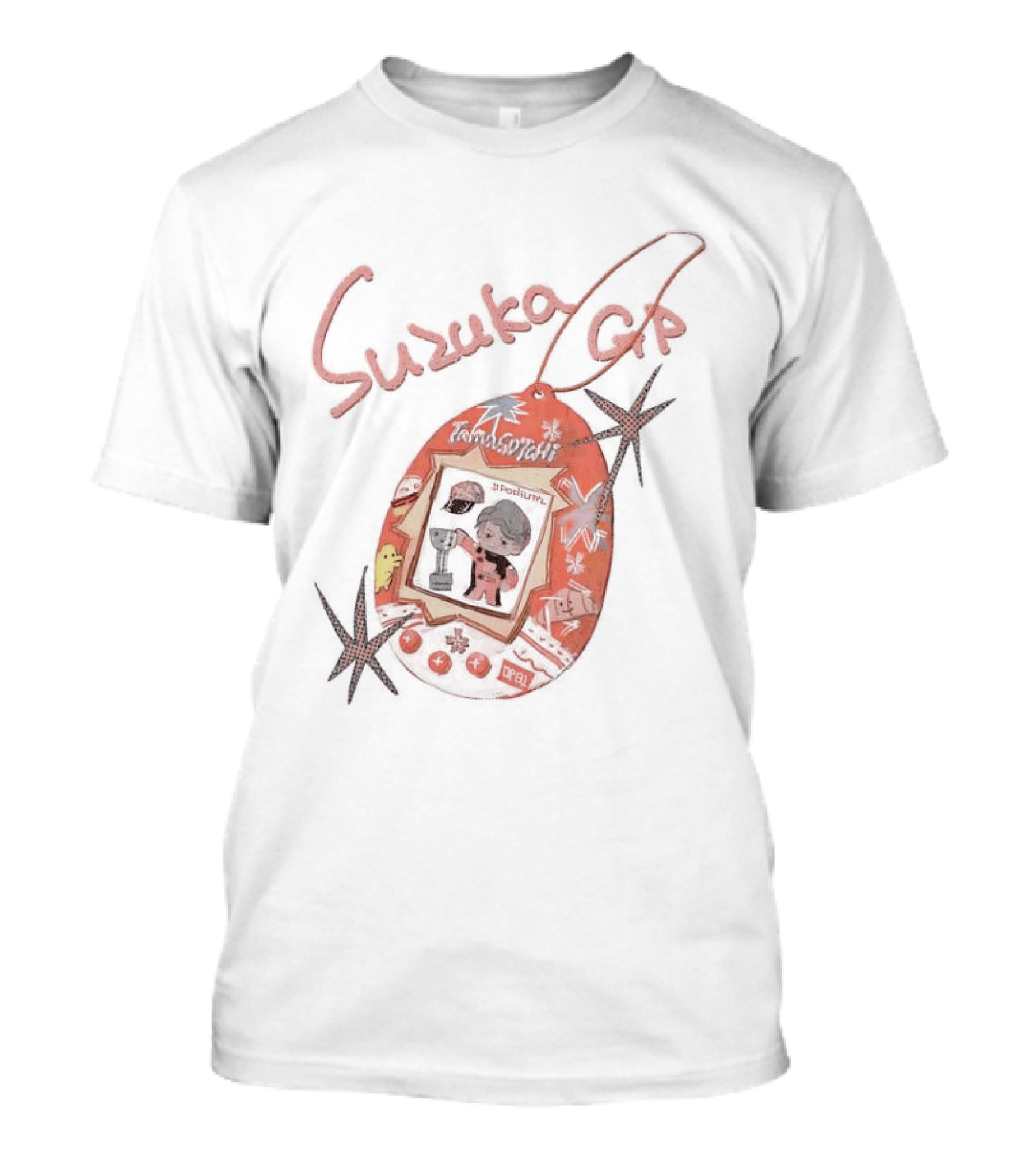 Suzuka GP Tamagotchi Virtual Pet Racing Device T-Shirt