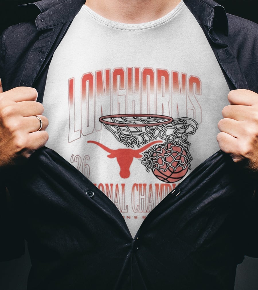 Longhorns Basketball 2026 National Champions T-Shirt