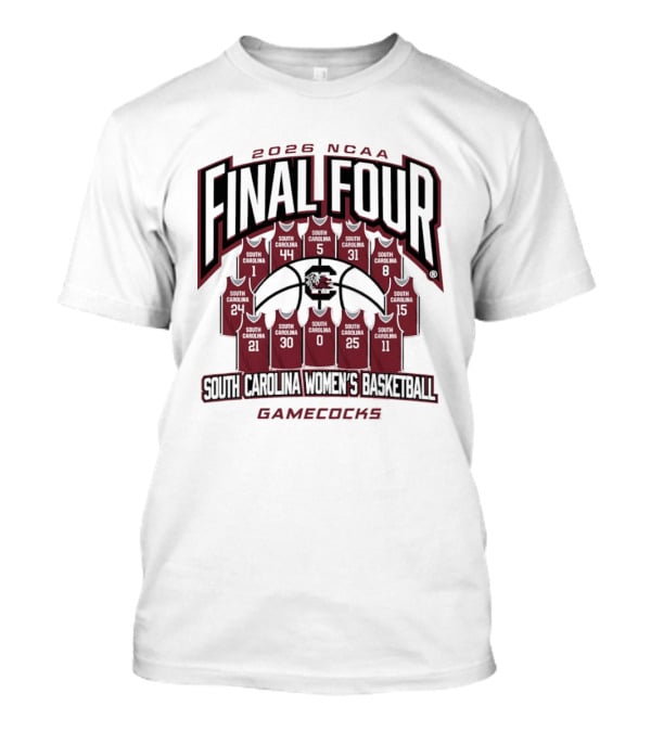2026 NCAA Final Four South Carolina Gamecocks Women's Basketball T-Shirt