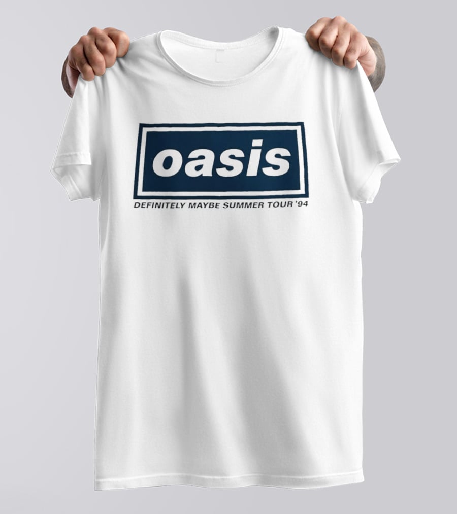 Oasis Definitely Maybe Summer Tour 1994 Vintage Band Memorabilia T-Shirt