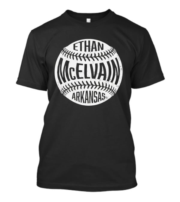 Arkansas Baseball Ethan McElvain T-Shirt