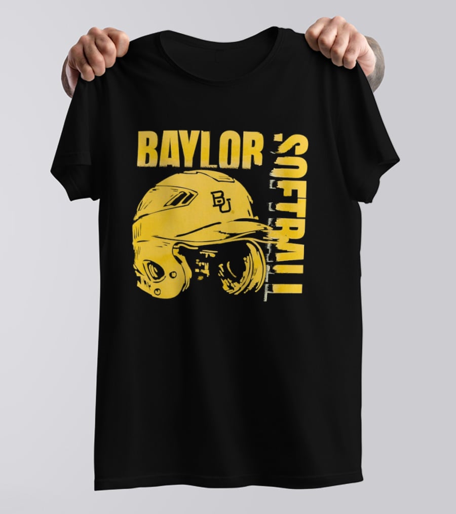 Baylor Softball BU Helmet T-Shirt