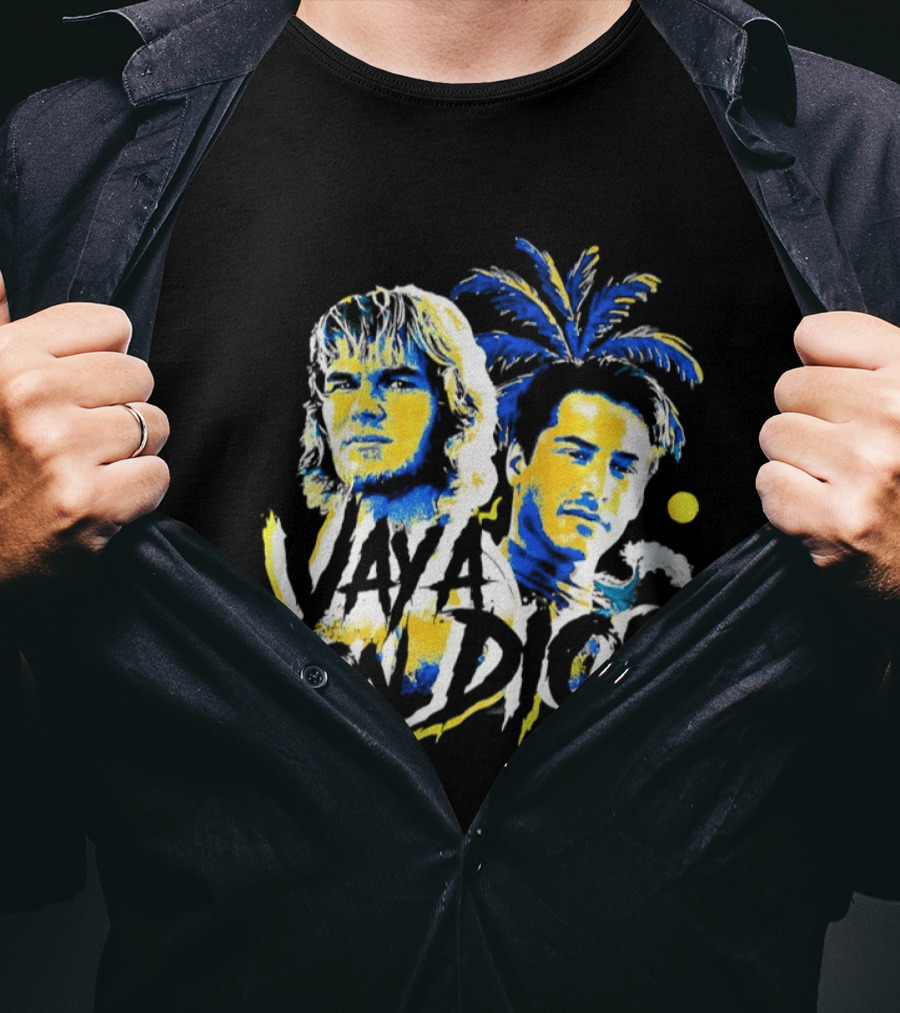 Patrick Swayze Keanu Reeves Vaya Con Dios Palm Tree Tropical T-Shirt