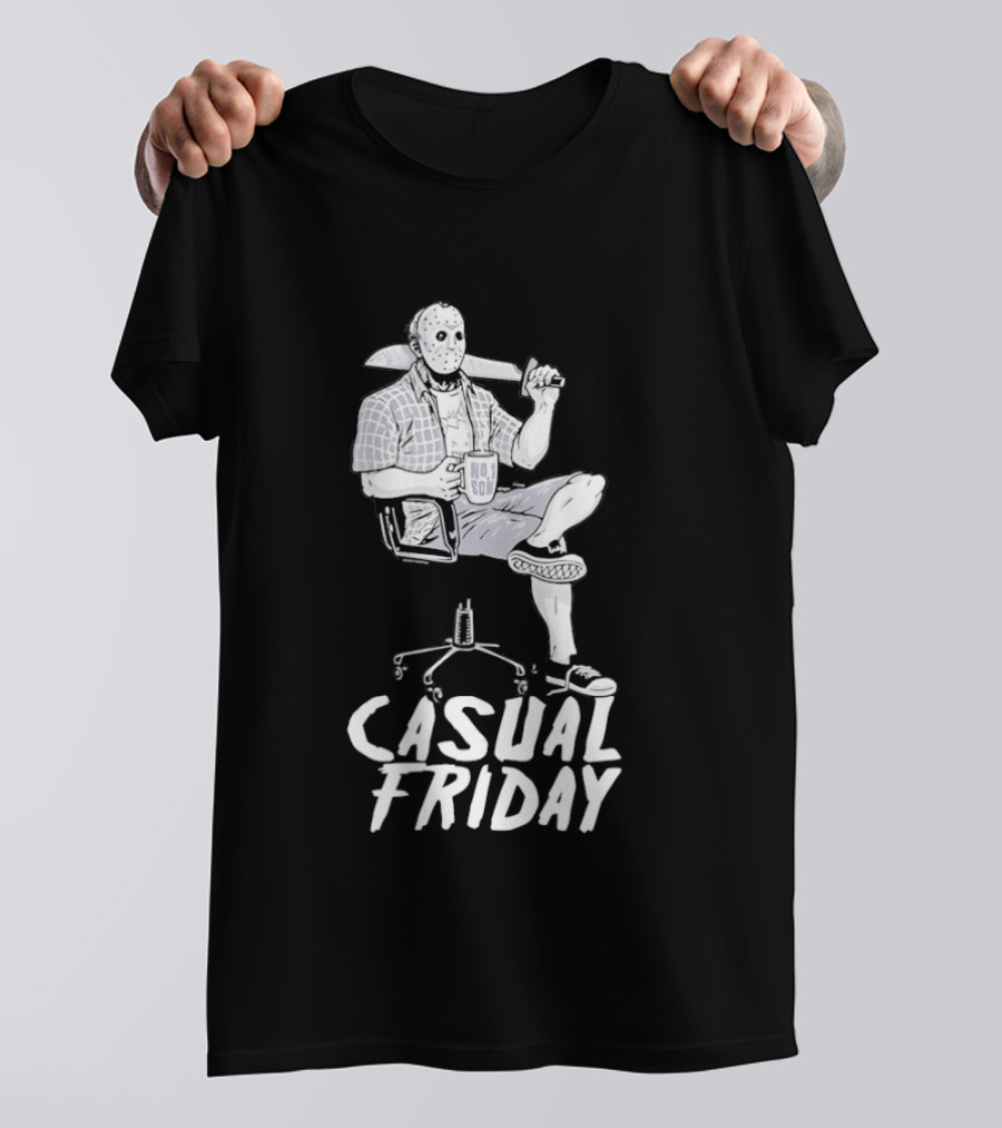 Jason Voorhees No Soi Casual Friday The 13th T-Shirt