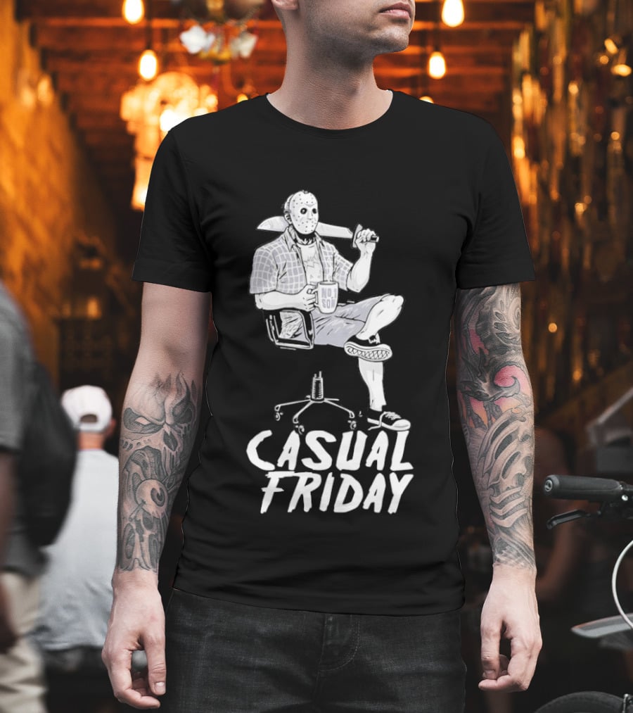 Jason Voorhees No Soi Casual Friday The 13th T-Shirt