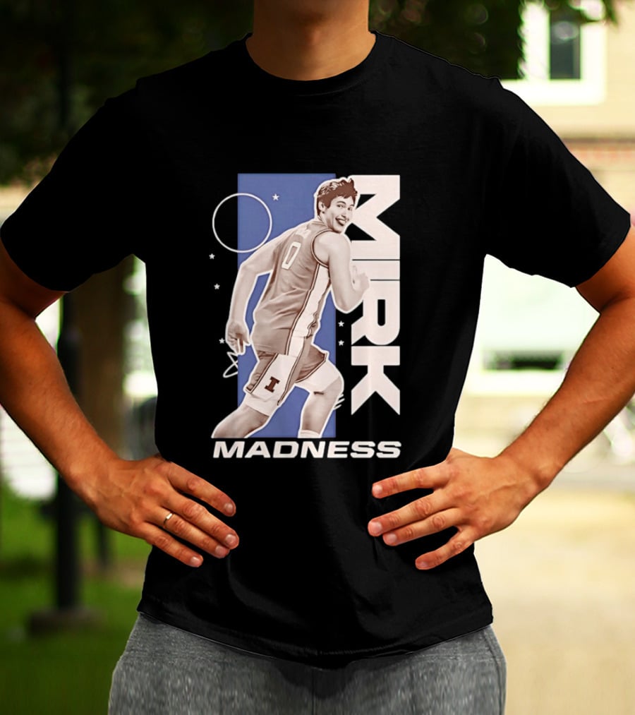 Mirk Madness Illinois Fighting Illini Basketball David Mirkovic T-Shirt