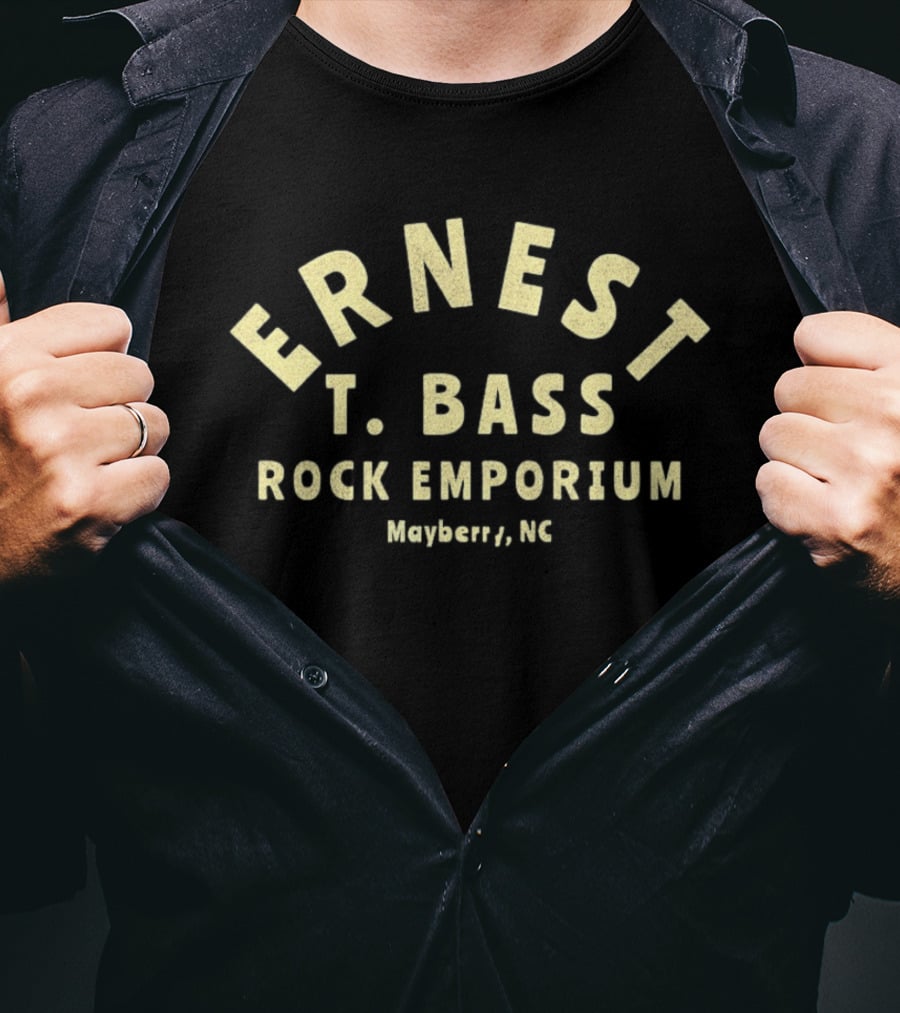 Ernest Bass Rock Emporium Mayberry NC T-Shirt