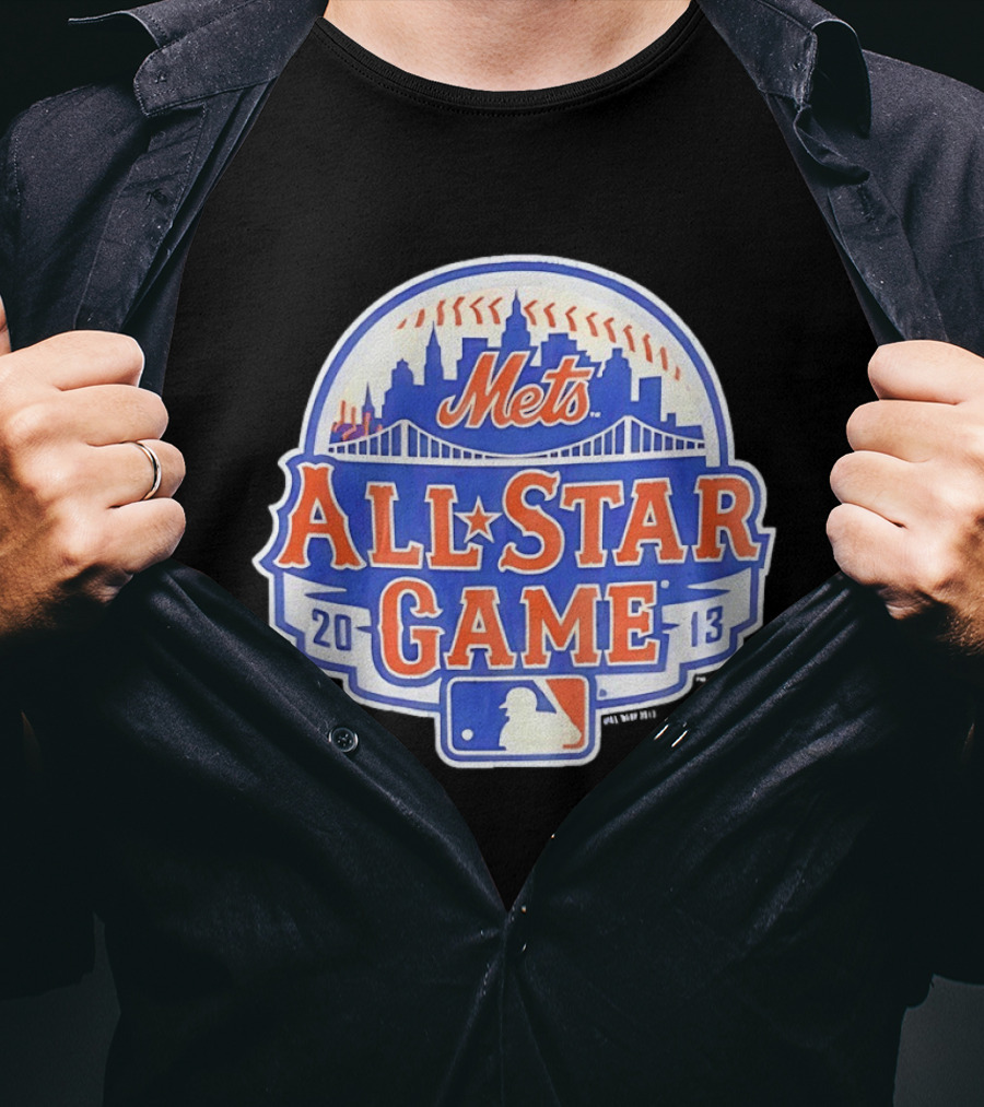 New York Mets 2013 All Star Game Skyline Baseball T-Shirt