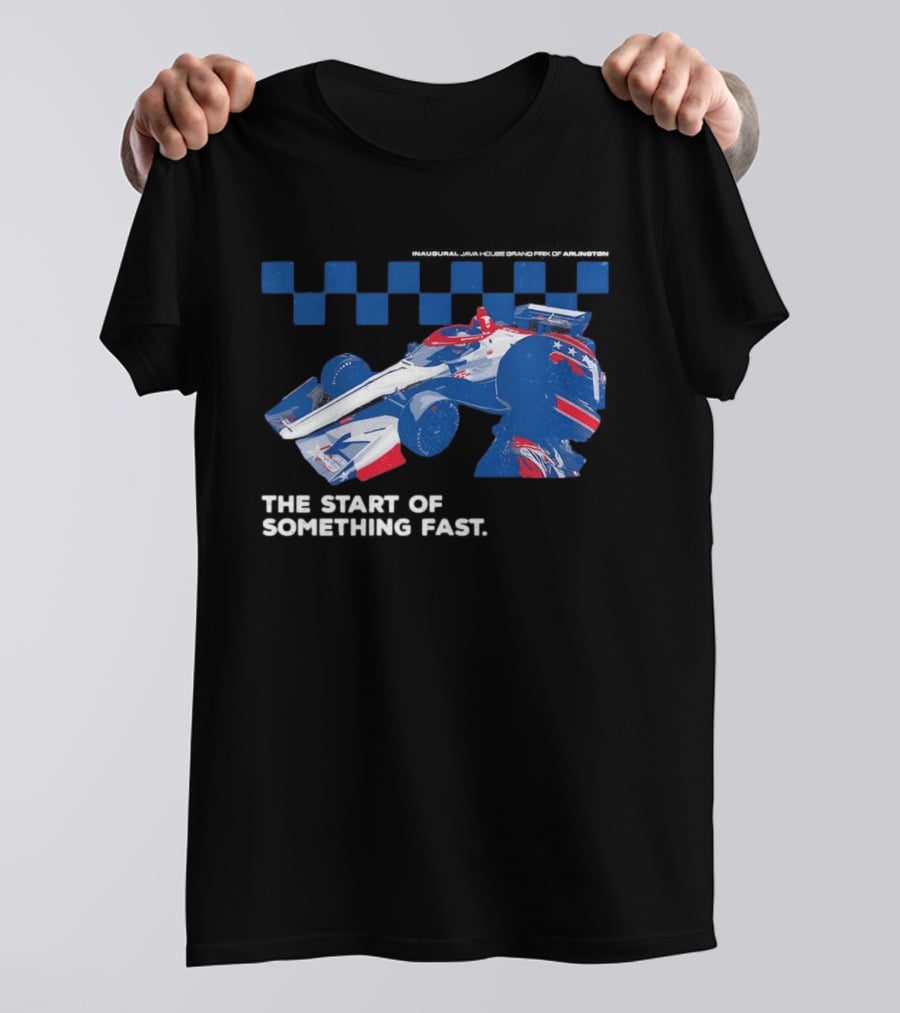 Java House GPA The Start Of Something Fast Racing Car T-Shirt
