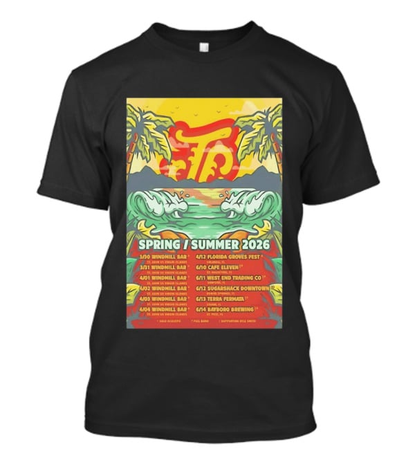 Joey Calderaio Spring Summer 2026 Tour Dates And Locations T-Shirt