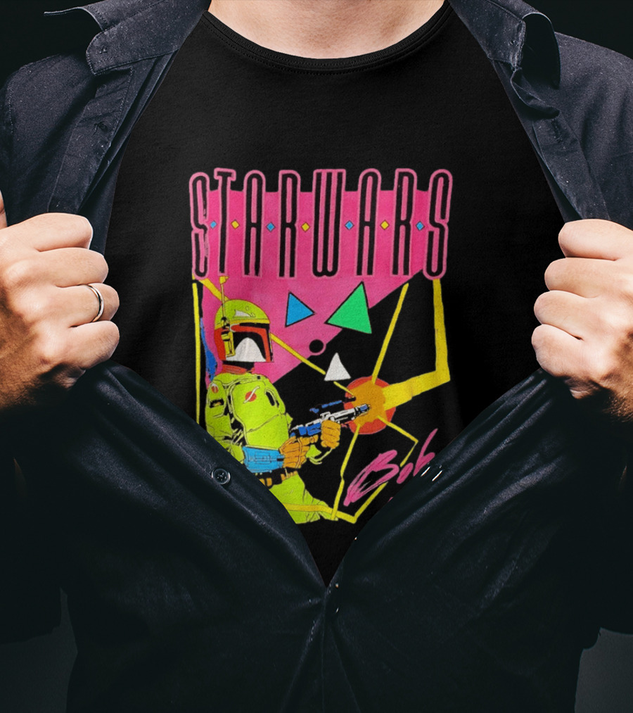 Star Wars Boba Fett Neon T-Shirt