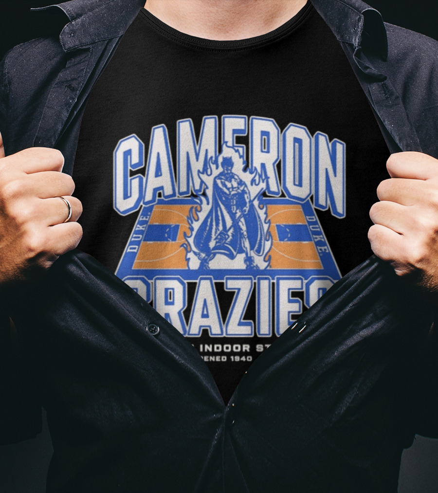 Cameron Crazies Duke Blue Devils Cameron Indoor Stadium Opened 1940 T-Shirt