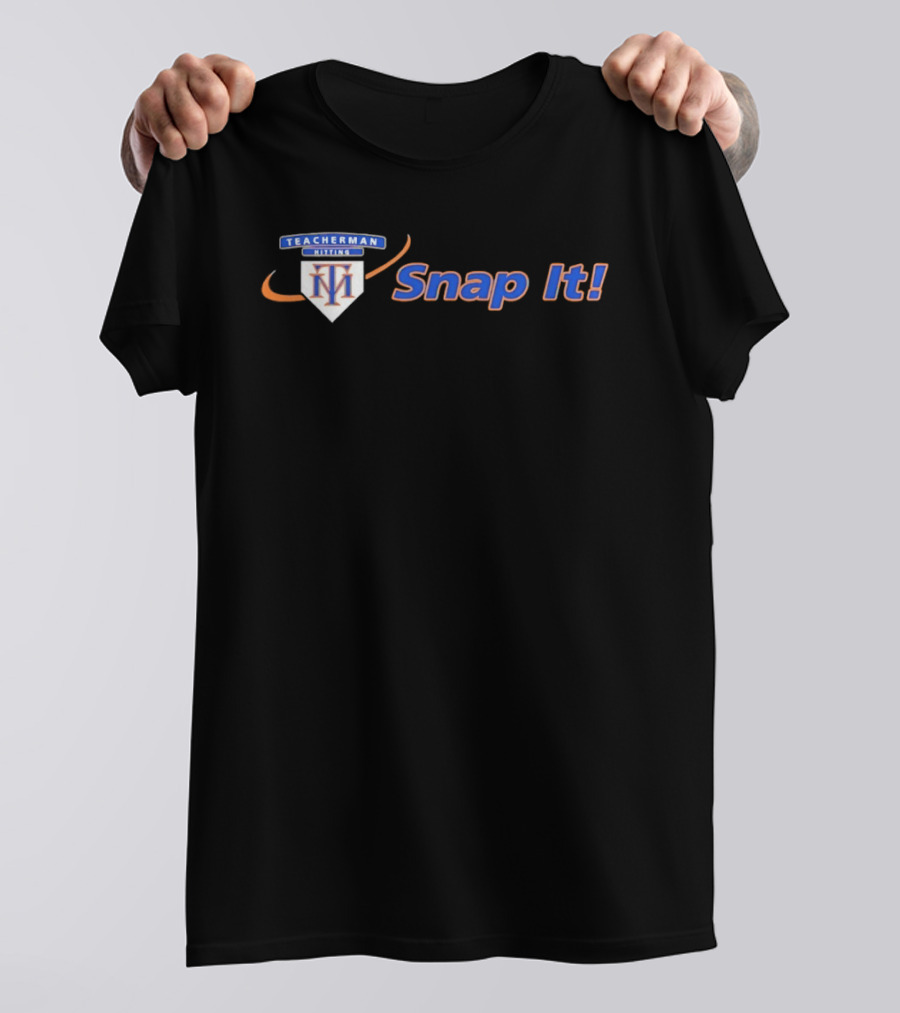 Teacherman Hitting MN Snap It Baseball Training T-Shirt