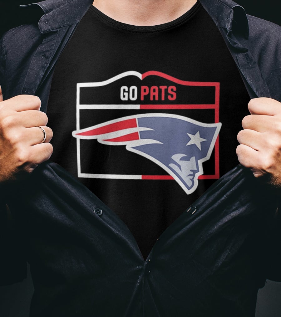 New England Patriots Go Pats Team Spirit T-Shirt