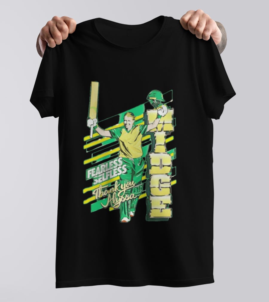 Fearless Selfless Thank You Alyssa Cricket Midge T-Shirt