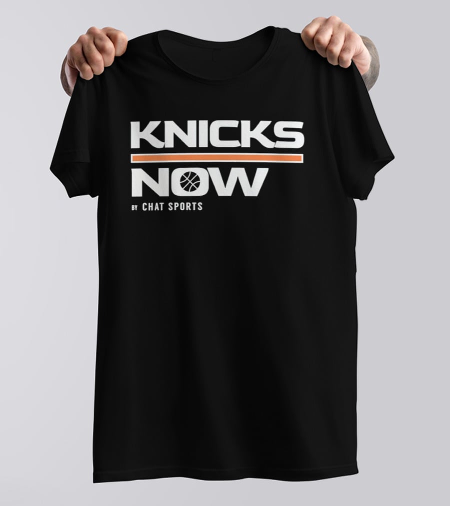 New York Knicks Now Basketball By Chat Sports T-Shirt