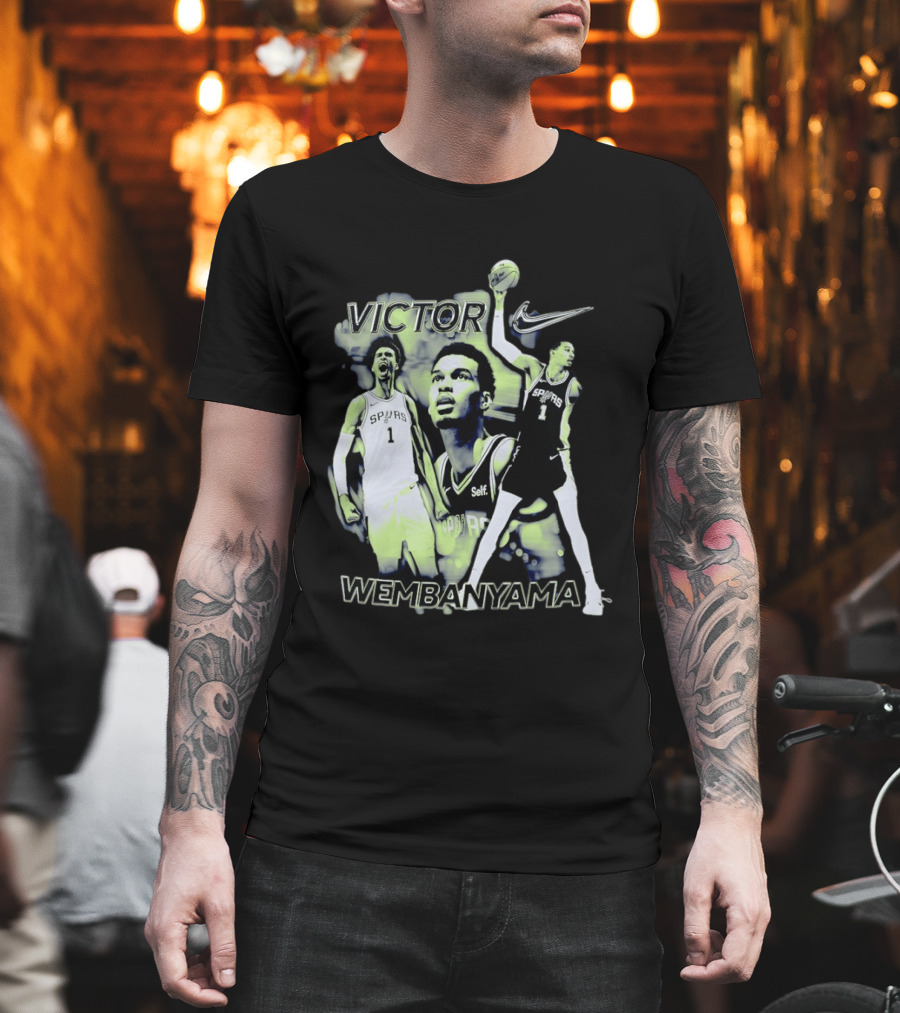 Victor Wembanyama San Antonio Spurs Nike Basketball T-Shirt