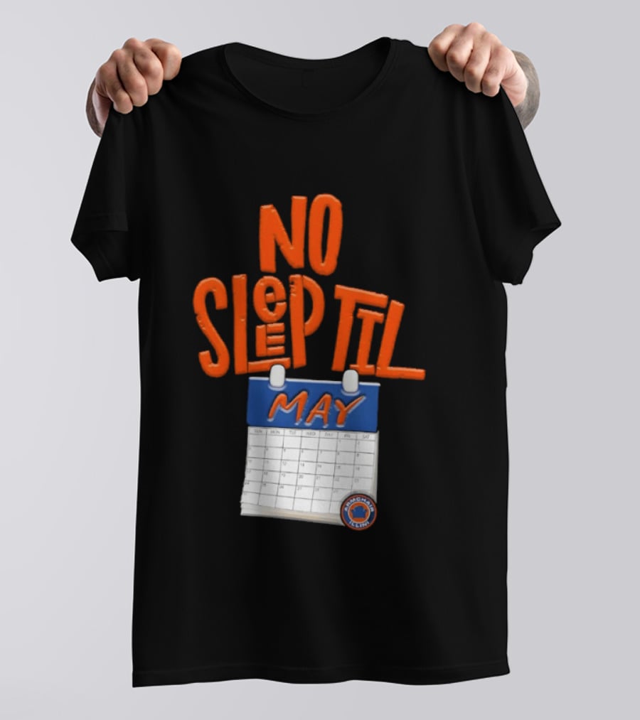 No Sleep Til May New York Baseball Team T-Shirt