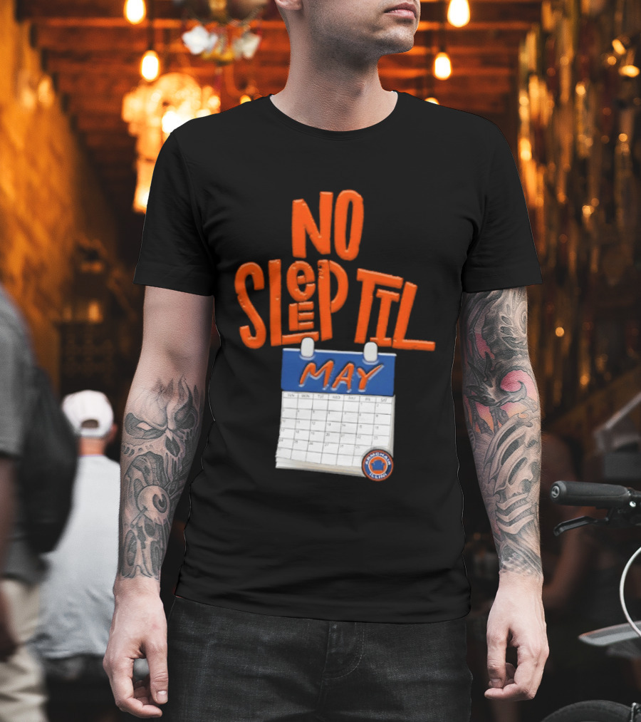 No Sleep Til May New York Baseball Team T-Shirt