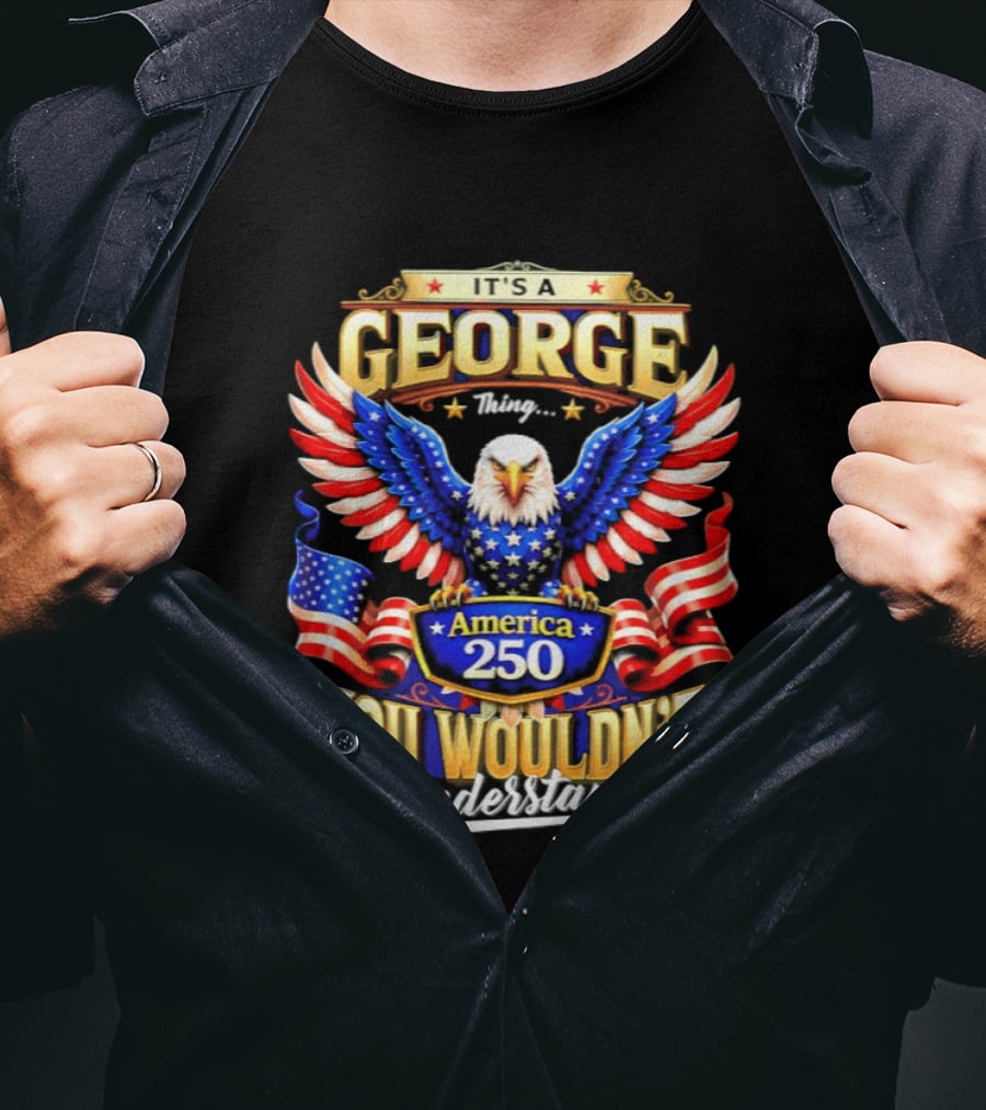 George America 250th Anniversary Bald Eagle You Wouldn't Understand T-Shirt