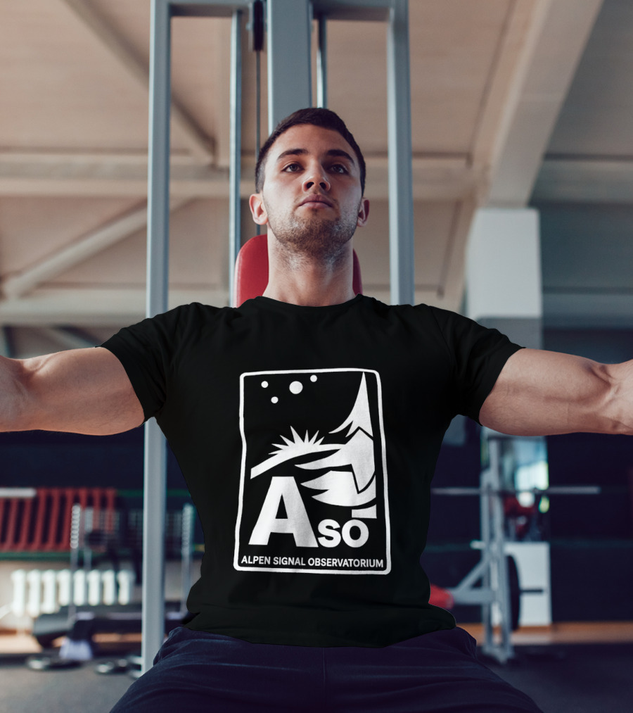 Aso Alpen Signal Observatorium Night Sky T-Shirt