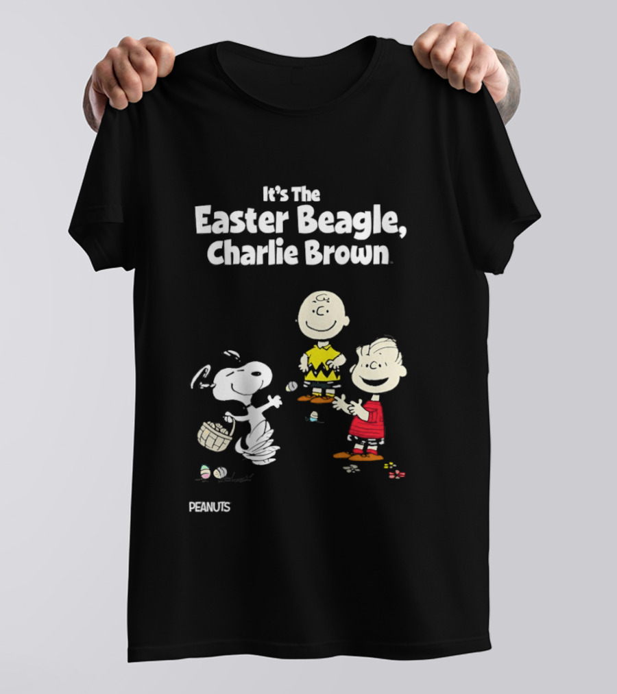 It's The Easter Beagle Charlie Brown Peanuts Snoopy Woodstock T-Shirt