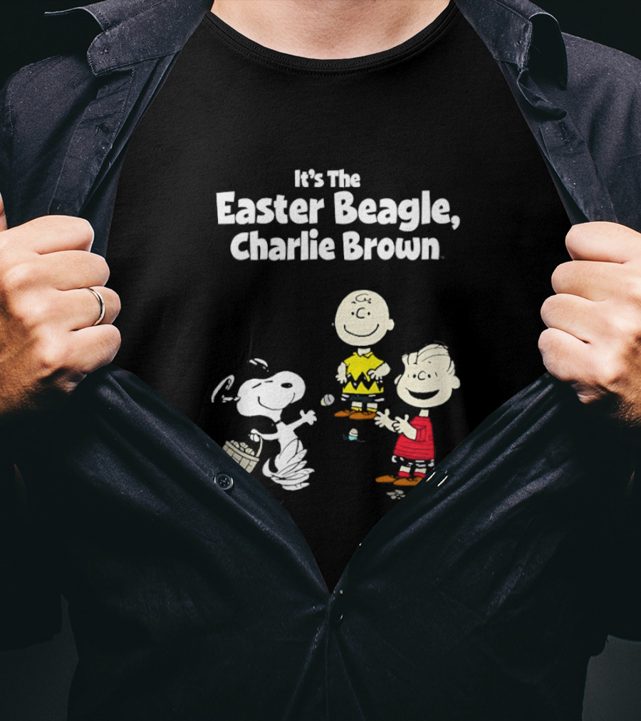 It's The Easter Beagle Charlie Brown Peanuts Snoopy Woodstock T-Shirt