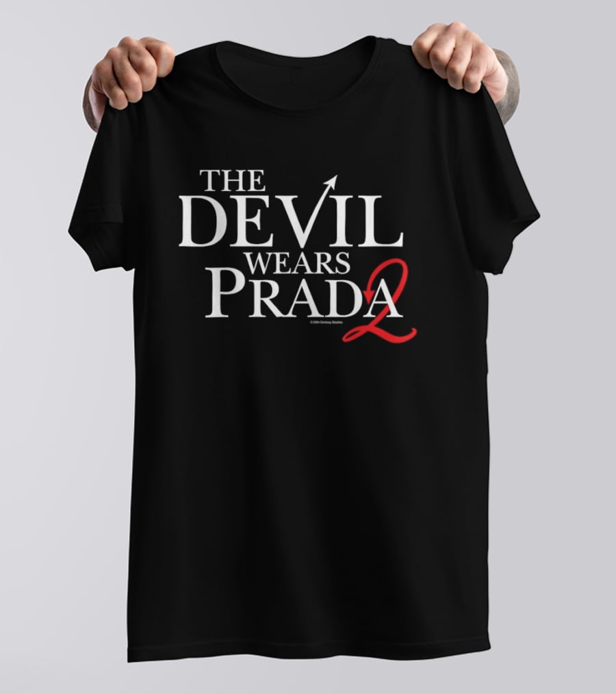 The Devil Wears Prada 2 Bold Red Number Arrow Concept T-Shirt