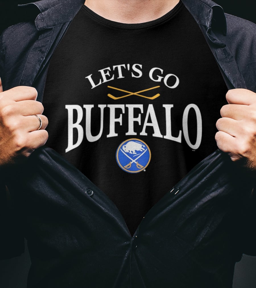 Let's Go Buffalo Sabres Royal Cross Town T-Shirt