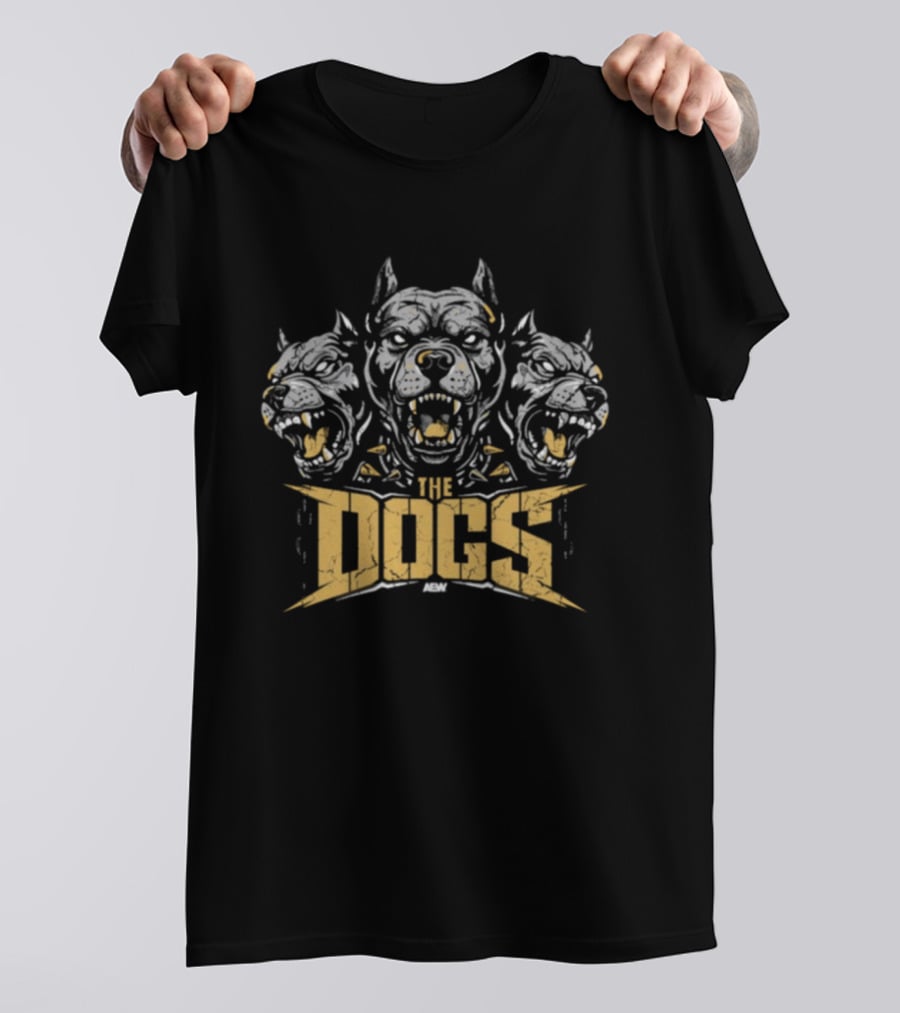 The Dogs Beware Of Dogs Three Headed Canine Warning T-Shirt