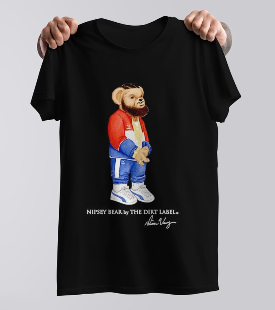 Nipsey Bear Puma Tracksuit By The Dirt Label T-Shirt