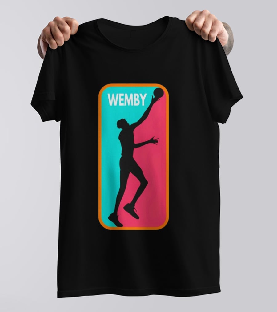 Victor Wembanyama Wemby Silhouette San Antonio Spurs NBA Basketball T-Shirt