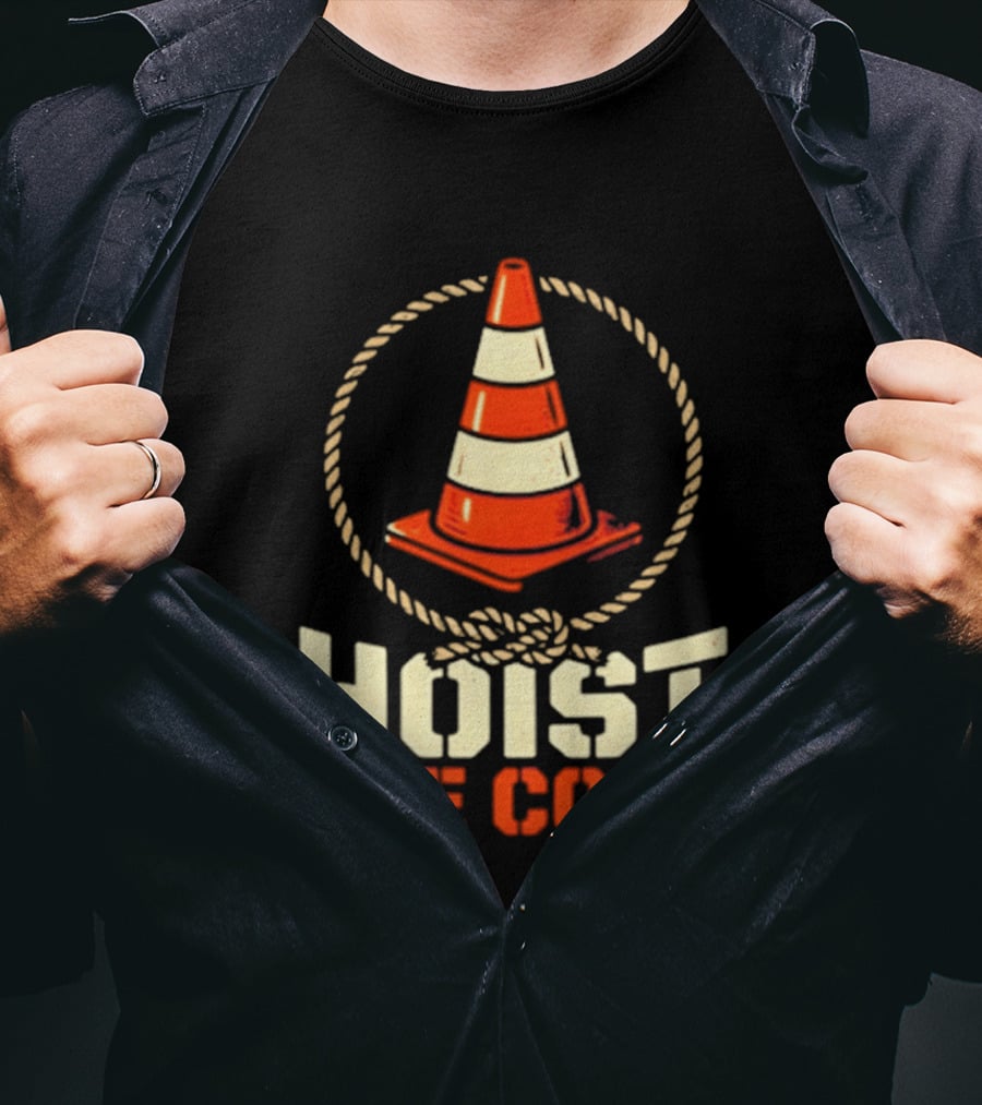 Pittsburgh Pirates Hoist The Cone Rope Traffic Cone T-Shirt
