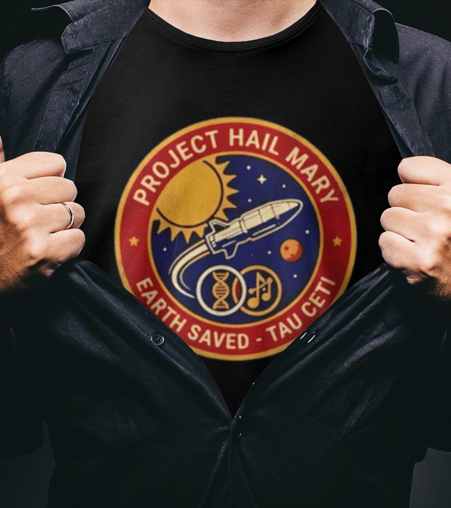Project Hail Mary Earth Saved Tau Ceti T-Shirt