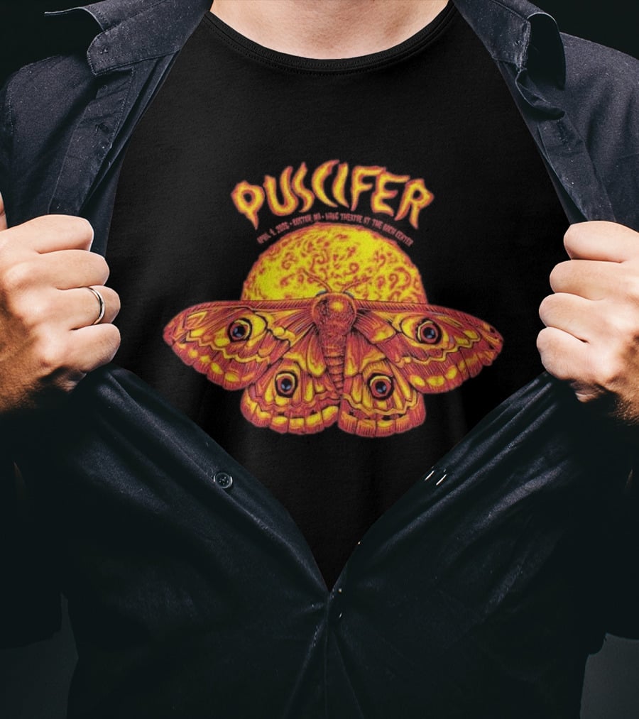 Puscifer Boch Center Wang Theatre Boston Moth Sunburst T-Shirt