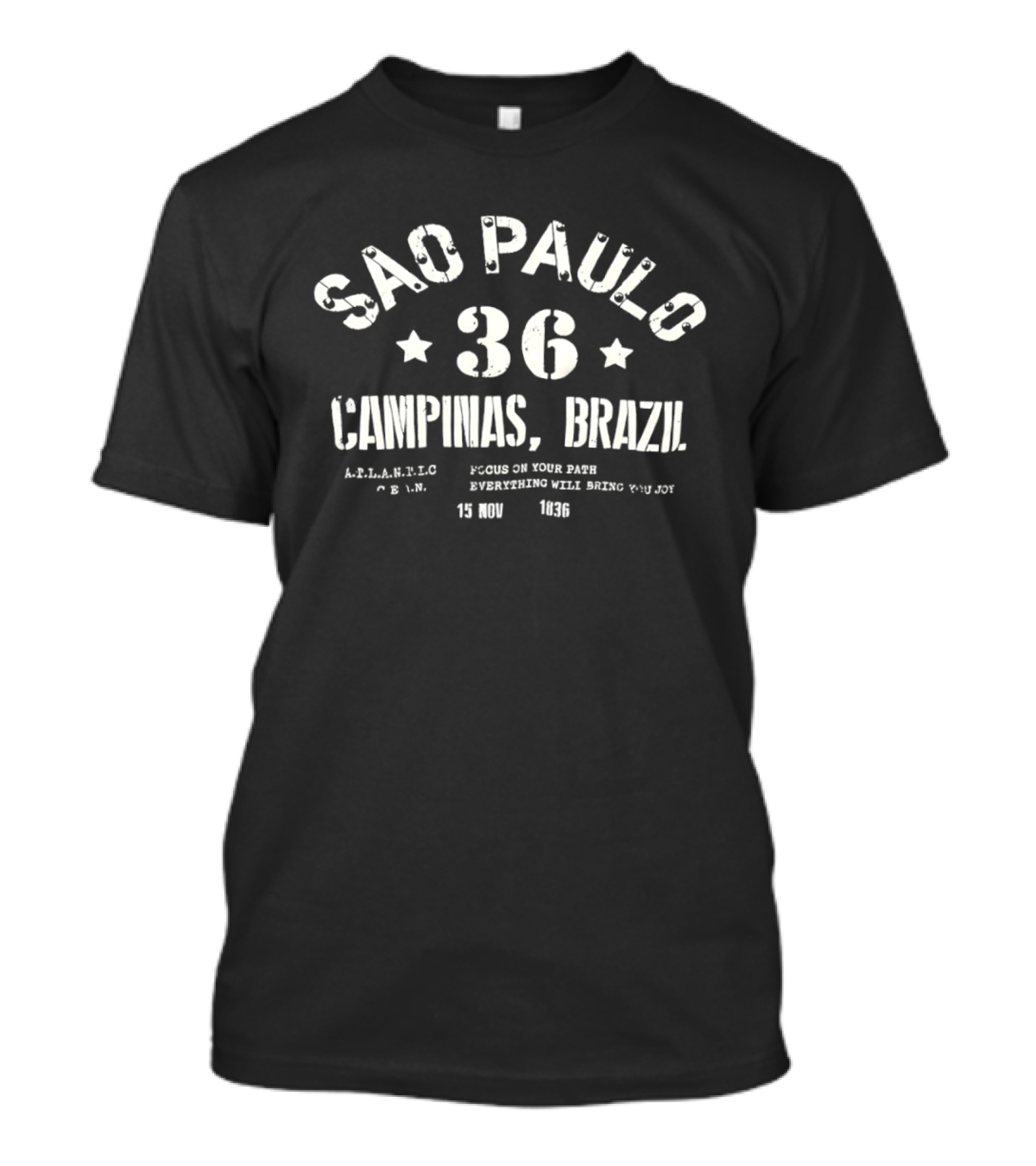 Sao Paulo 36 Campinas Brazil Authentic Local Style Retro Sportswear T-Shirt