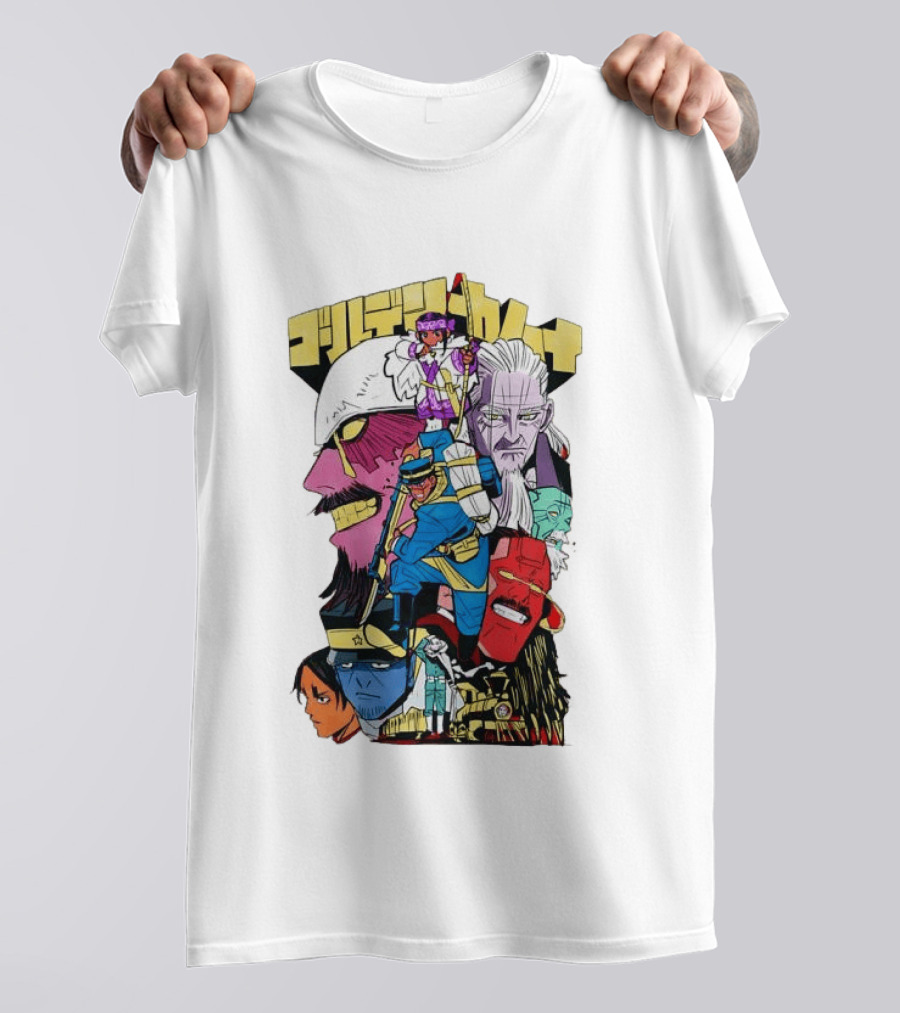Golden Kamuy Manga Characters Collage T-Shirt