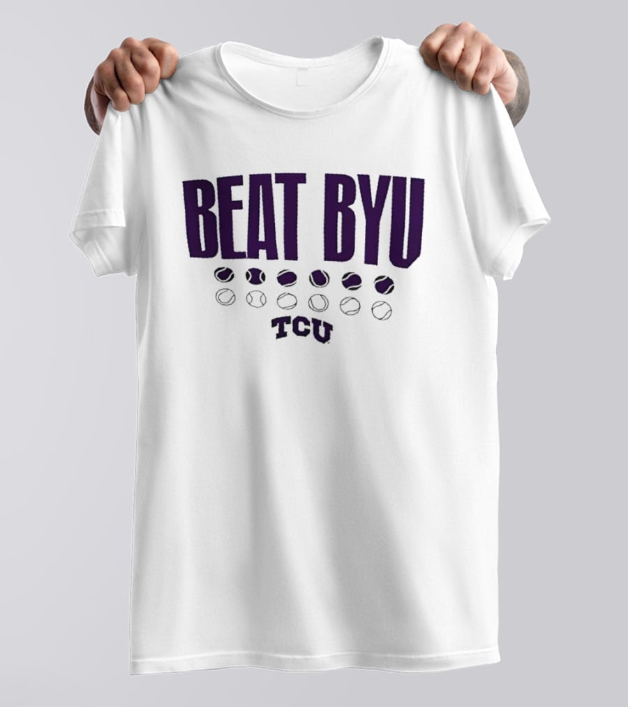 TCU Beat BYU Baseball Football Rivalry T-Shirt
