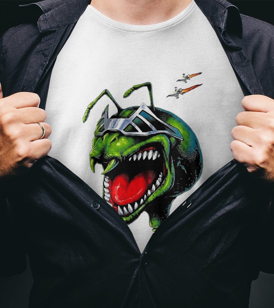 Hellstar Anthony Edwards Ant Man Alien Creature With Sunglasses And Spacecrafts T-Shirt