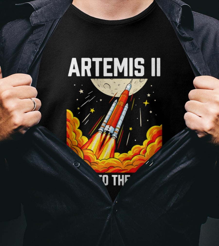 Artemis II Moon Mission Rocket Launch Back To The Moon T-Shirt